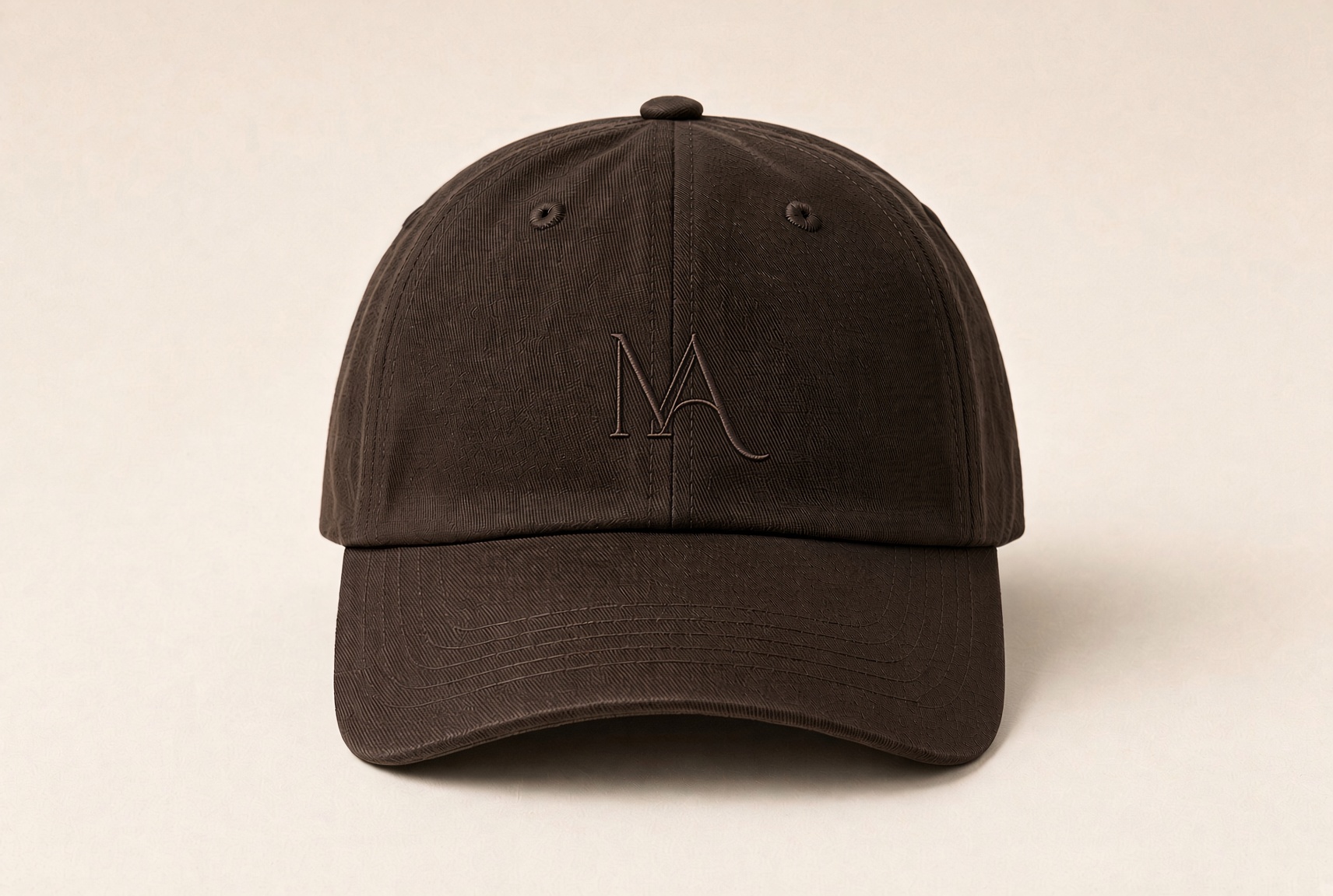 Espresso Trail Cap with small MA mark